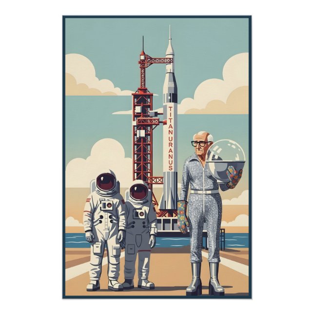 Lustiger Opa Poster (Vorderseite)