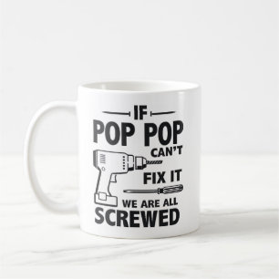 Lustiger Opa Wenn Opa es nicht reparieren kann Kaffeetasse