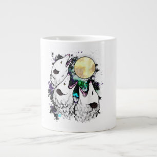 Lustiger Opossum-Becher Schreimendes Possum-Mond Jumbo-Tasse