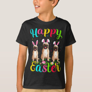 Lustiger Oster-Ei-Hase Pug-Hund, Frohe Ostern T T-Shirt