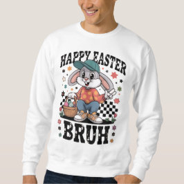 Lustiger Osterhase Bruh | Cooler Kaninchen mit Son Sweatshirt