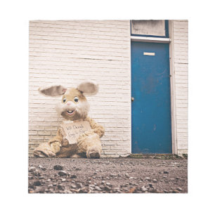 lustiger Osterhase Notizblock