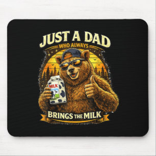 Lustiger Papa Bär für Männer Vatertag Geburtstag Mousepad