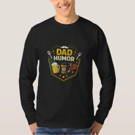 Lustiger Papa-Humor-Grafik – Cooler Papa BBQ Bier  T-Shirt