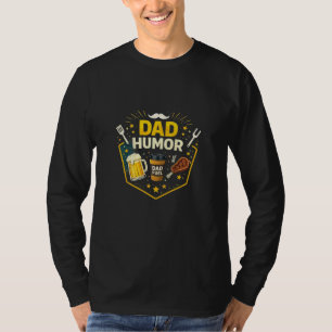 Lustiger Papa-Humor-Grafik – Cooler Papa BBQ Bier T-Shirt