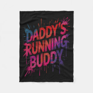 Lustiger Papa-Lauftreffpartner Vater Halbmarathon Fleecedecke