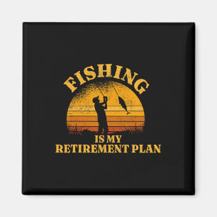Lustiger Papa Rentner Opa Fischen Ist Mein Ruhesta Magnet