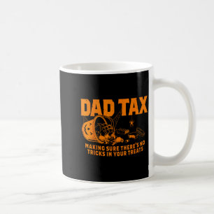 Lustiger Papa Steuer Halloween Kaffeetasse