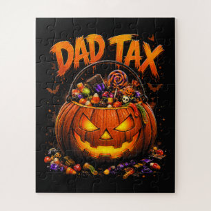 Lustiger Papa-Steuer Halloween-Kürbis