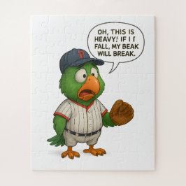 lustiger Papagei Baseball