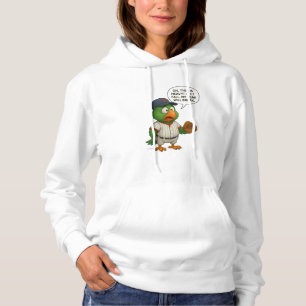 lustiger Papagei Baseball Hoodie