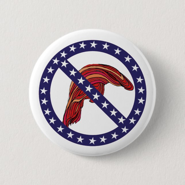 Lustiger "passen Sie das Haar" Anti-Trumpf 2,25" Button (Vorderseite)