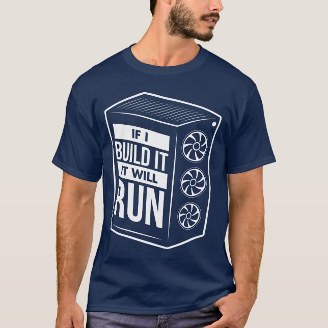Lustiger PC-Builder Computer-Builder PC-Gamer-Gesc T-Shirt (Vorderseite)
