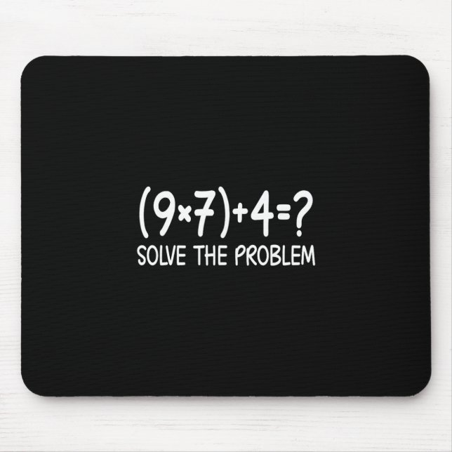 Lustiger Pemdas Grundschul-Mathe-Lehrer Brainrot 6 Mousepad (Vorne)