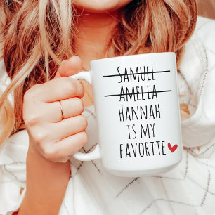 Lustiger personalisierter Becher als Geschenk für  Kaffeetasse
