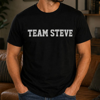 Lustiger Personalisierter Benutzerdefinierter Team T-Shirt