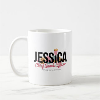 Lustiger personalisierter Namensbecher – Chief Sna Kaffeetasse