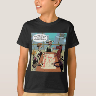 Lustiger Pferd-Bankräuber T-Shirt