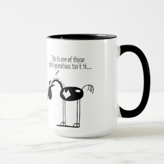 Lustiger PferdeCartoon Tasse