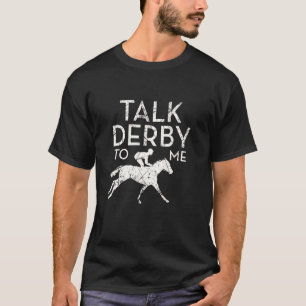 Lustiger Pferderennen Derby-Rennen Besitzer Liebha T-Shirt