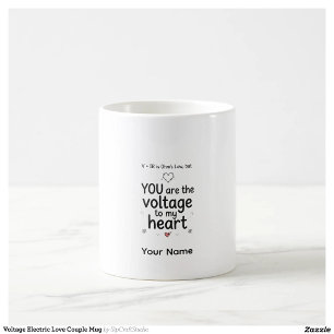 Lustiger Physik-Geschenk-Spannungs-Personalisierte Kaffeetasse