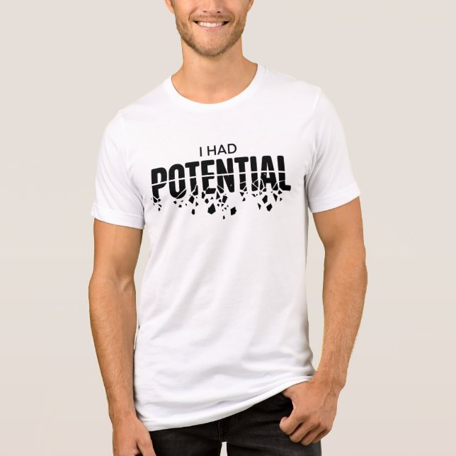 Lustiger Physiklehrer, ich hatte potenziellen Humo Tri-Blend Shirt (Vorderseite)