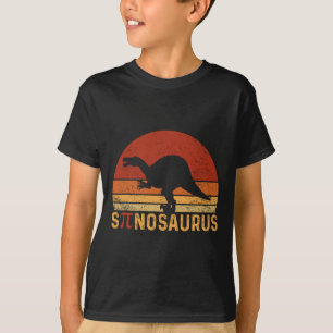 Lustiger Pi-Tag-Wortspiel Spinosaurus Dinosaurier  T-Shirt