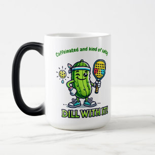 Lustiger Pickleball-Kaffeebecher Trinkgeschirr Küc Verwandlungstasse