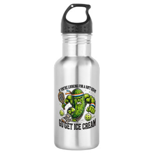 Lustiger Pickleball-Liebhaber-Witz mit einem Pickl Edelstahlflasche