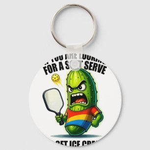 Lustiger Pickleball-Liebhaber-Witz mit einer einge Schlüsselanhänger