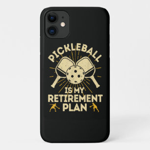 Lustiger Pickleball Mein Rentenplan Vintage Case-Mate iPhone Hülle