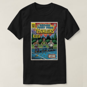 Lustiger Pickleball-Pelz-Freak-Pickler-Paddel T-Shirt