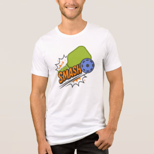 Lustiger Pickleball-Schlag Tri-Blend Shirt