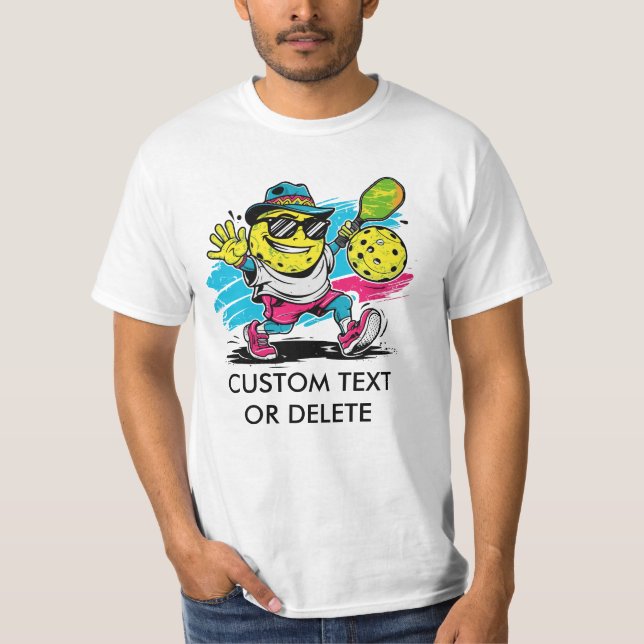 lustiger Pickleball T-Shirt (Vorderseite)