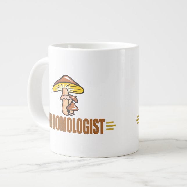 Lustiger Pilz Jumbo-Tasse (Vorderseite Links)