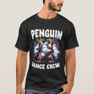 Lustiger Pinguin Breakdancing Break Dancer Breakda T-Shirt