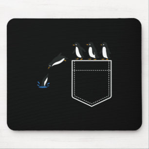 Lustiger Pinguin Cket Süßer Tauchpinguin Tierliebe Mousepad