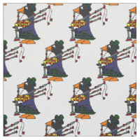 Lustiger Pinguin, der Dudelsack-Kunst-Vorlage