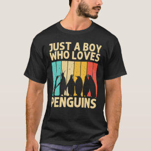 Lustiger Pinguin Für Jungen Kinder Pinguine Vogel T-Shirt