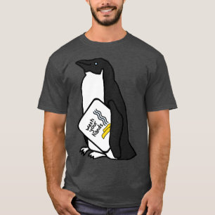 Lustiger Pinguin sagt Wasch deine Hände T-Shirt