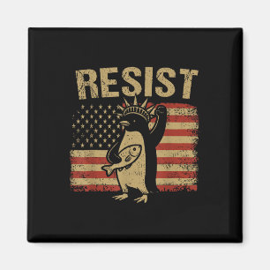 Lustiger Pinguin widersteht coolen Pinguinen Vinta Magnet