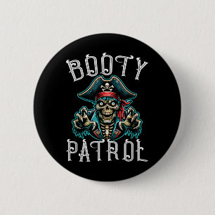 Lustiger Piratenwitz - Beute-Patrouille Button