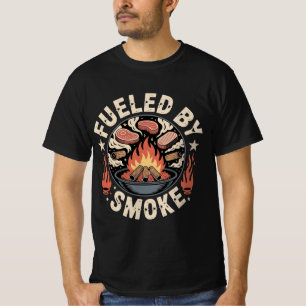 Lustiger Pitmaster BBQ angeheizt durch Rauch T-Shirt