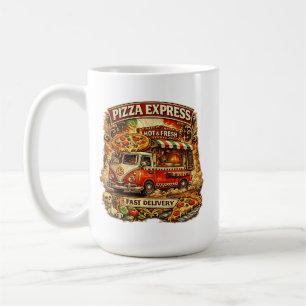 Lustiger Pizza-Time-Becher – Süße Tasse für Pizza-