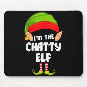 Lustiger Plauder-Elch passendes Familien-Gruppen-P Mousepad