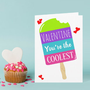 Lustiger Popsicle-launischer Valentinstag Karte