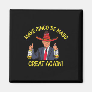 Lustiger Präsident Trump macht Cinco De Mayo wiede Magnet