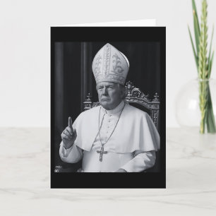 Lustiger Präsident Trump will der nächste Papst Ch Karte