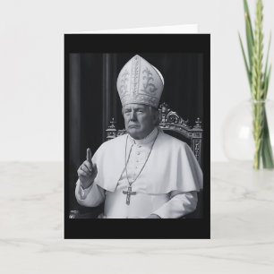 Lustiger Präsident Trump will der nächste Papst Ch Karte