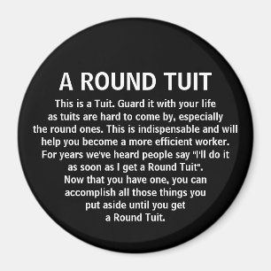 Lustiger Procrastinator-Büro-Mitarbeiter-Spaß Magnet